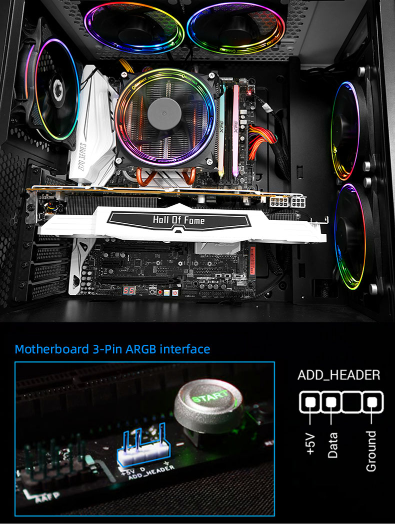 Gamemax RockStar 2 Black Gaming Computer Case